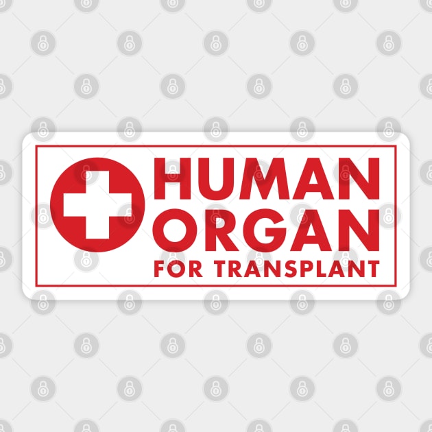 Human Organ for Transplant Sticker by Roufxis